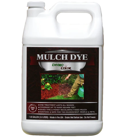 Sierra Red Mulch Dye | 9,600 SQ. FT -1 Gallon