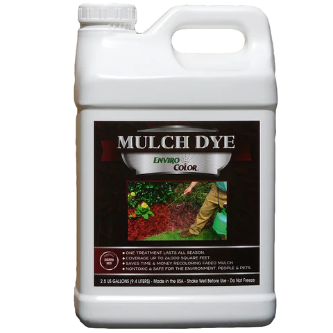 Sierra Red Mulch Dye | 24,000 SQ. FT - 2.5 Gallons