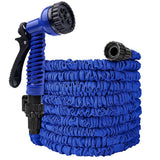 Expanding Expandable Flexible Garden Water Hose w Spray Nozzle 25, 50,