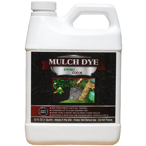 EnviroColor Black Forest Mulch Dye | 2,400 SQ. FT - 32 OZ